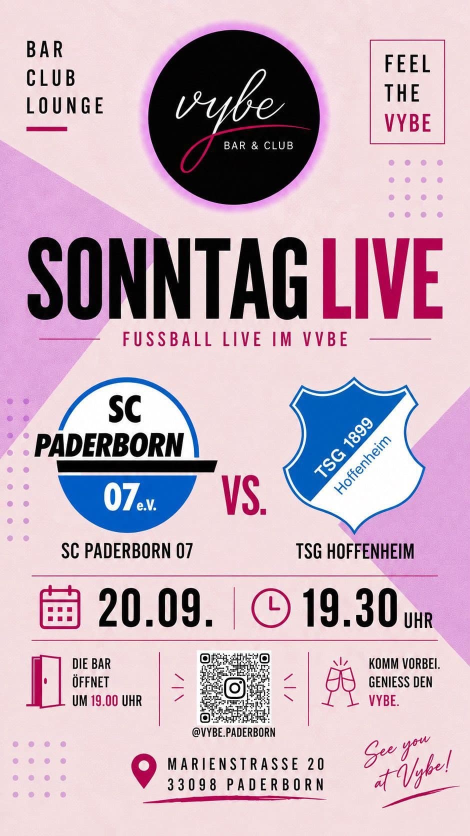 Artwork: Sonntag Live: SC Paderborn – TSG Hoffenheim